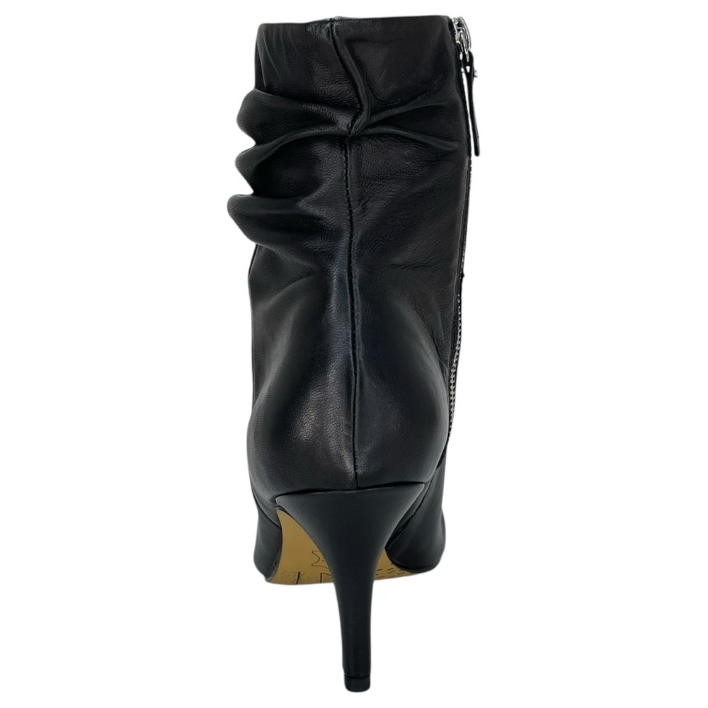 Bella Vita Danielle Black Leather Womens Booties Size 6M - Picture 5 of 13